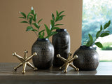 Vinburn Black/Gold Finish Accessory Set (Set of 5) from Ashley Furniture - Luna Furniture