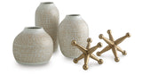 Vinburn White/Gold Finish Accessory Set (Set of 5) from Ashley Furniture - Luna Furniture