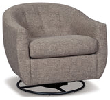 Upshur Taupe Accent Chair from Ashley - Luna Furniture