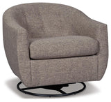 Upshur Taupe Accent Chair from Ashley - Luna Furniture