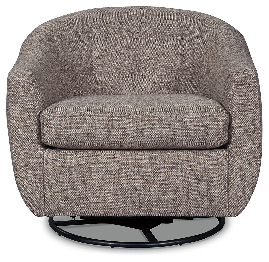 Upshur Taupe Accent Chair from Ashley - Luna Furniture