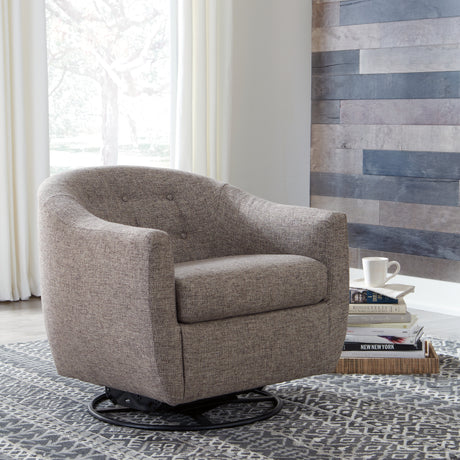 Upshur Taupe Accent Chair from Ashley Furniture - Luna Furniture