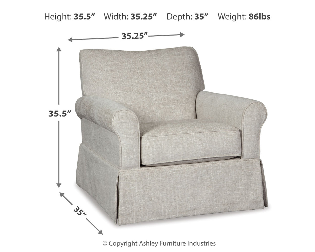 Searcy Quartz Accent Chair from Ashley - Luna Furniture