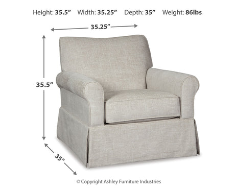 Searcy Quartz Accent Chair from Ashley Furniture - Luna Furniture