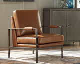 Peacemaker Brown Accent Chair from Ashley - Luna Furniture