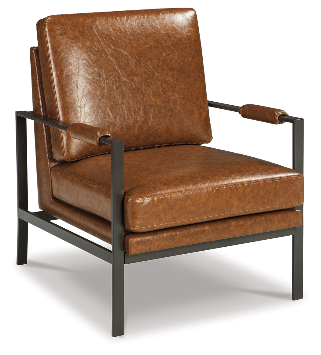 Peacemaker Brown Accent Chair from Ashley - Luna Furniture