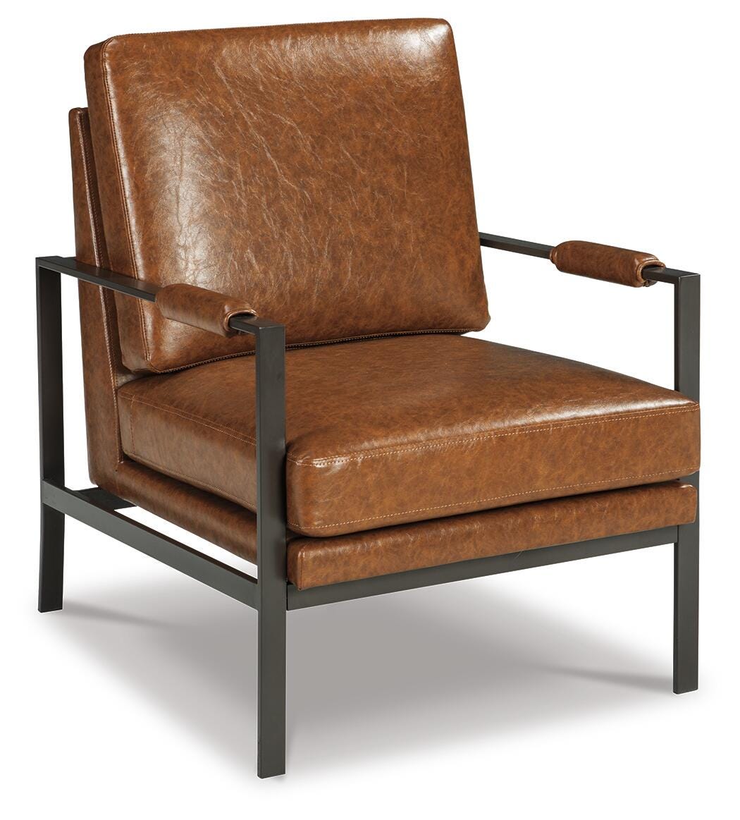 Peacemaker Brown Accent Chair from Ashley - Luna Furniture