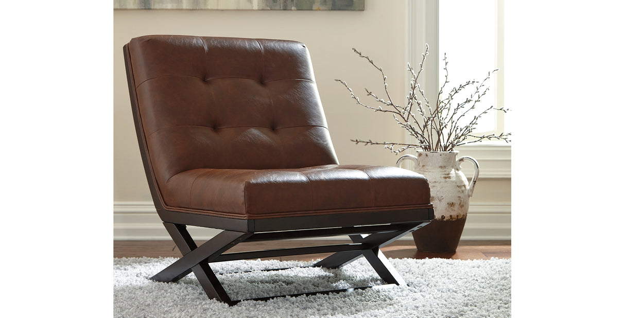 Sidewinder Brown Accent Chair from Ashley Furniture - Luna Furniture
