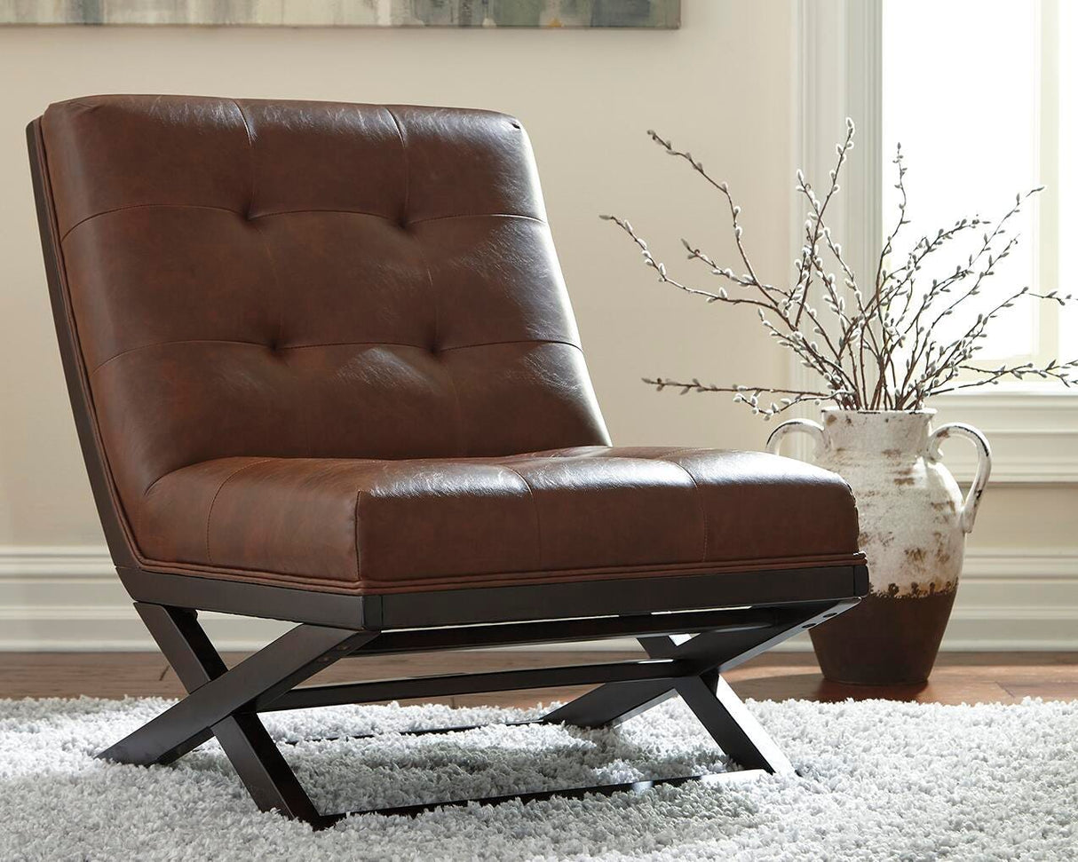 Sidewinder Brown Accent Chair from Ashley Furniture - Luna Furniture