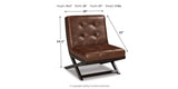 Sidewinder Brown Accent Chair from Ashley Furniture - Luna Furniture