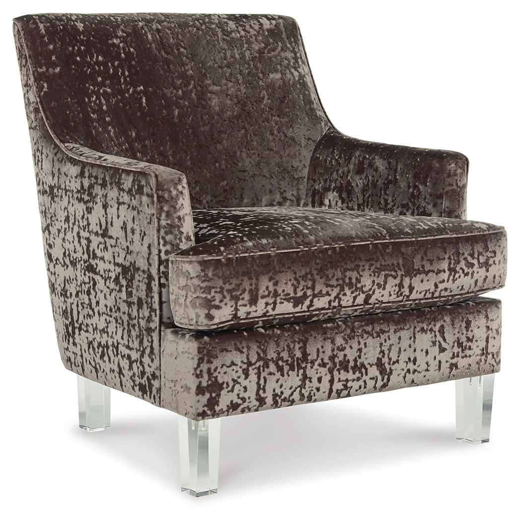 Gloriann Charcoal Accent Chair from Ashley - Luna Furniture