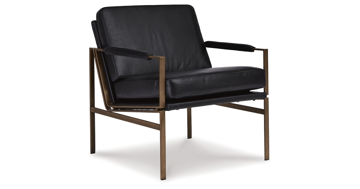 Puckman Black Accent Chair from Ashley Furniture - Luna Furniture