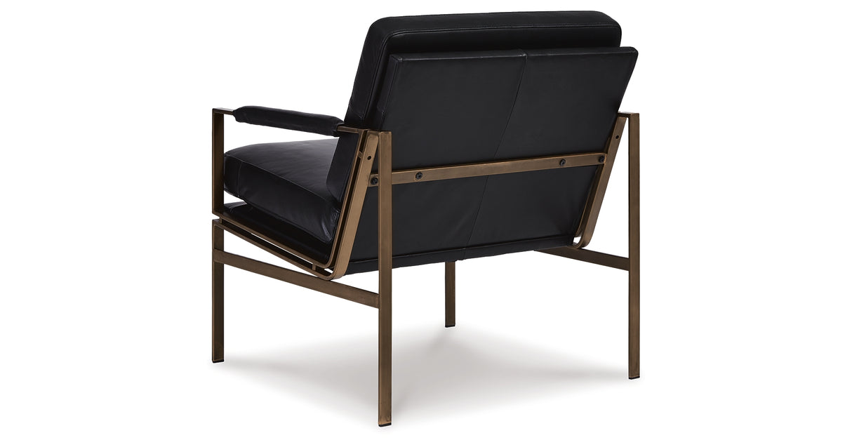 Puckman Black Accent Chair from Ashley Furniture - Luna Furniture