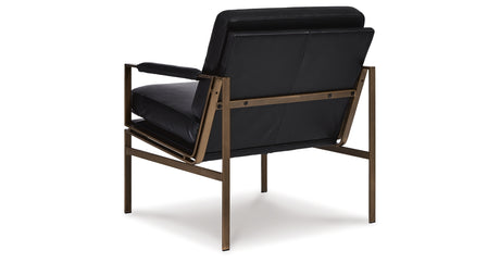 Puckman Black Accent Chair from Ashley - Luna Furniture