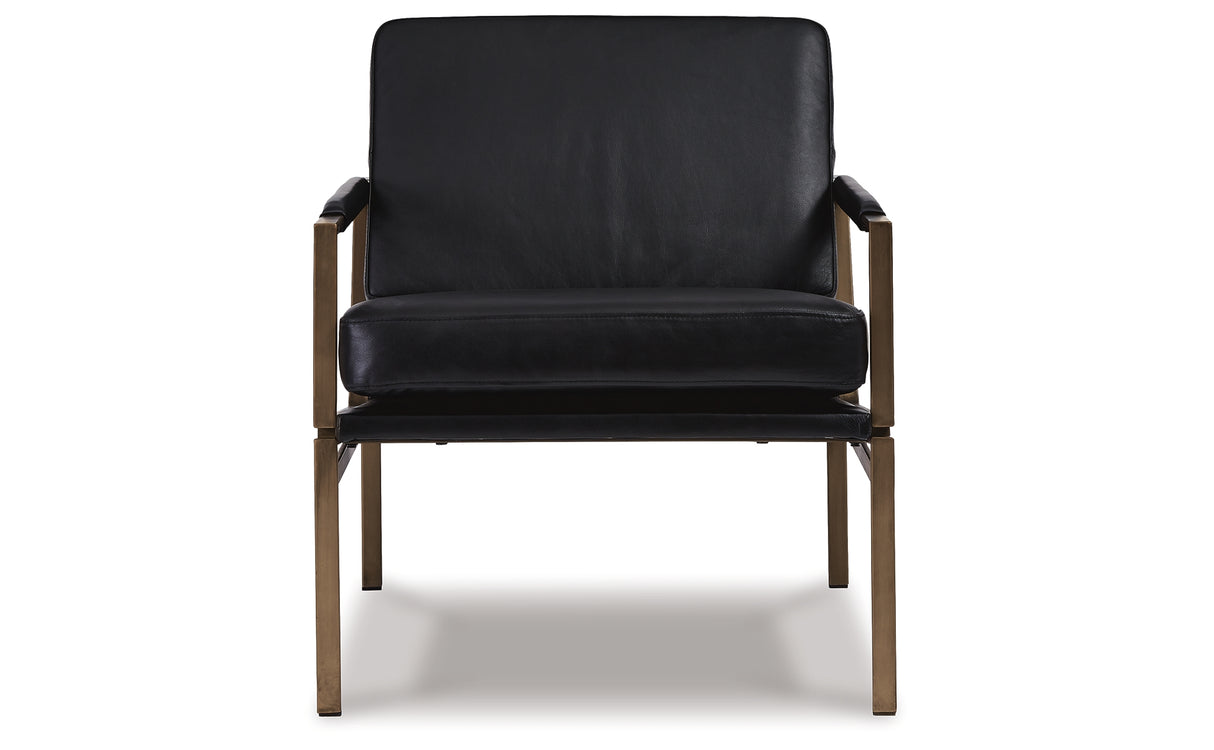Puckman Black Accent Chair from Ashley Furniture - Luna Furniture