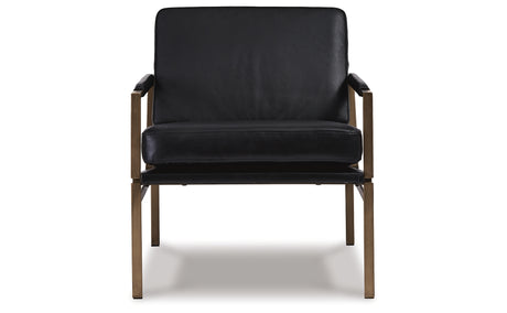 Puckman Black Accent Chair from Ashley - Luna Furniture