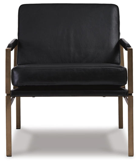 Puckman Black Accent Chair from Ashley - Luna Furniture
