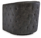 Brentlow Distressed Black Accent Chair from Ashley - Luna Furniture