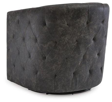 Brentlow Distressed Black Accent Chair from Ashley - Luna Furniture