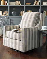 Kambria Ivory/Black Accent Chair from Ashley - Luna Furniture