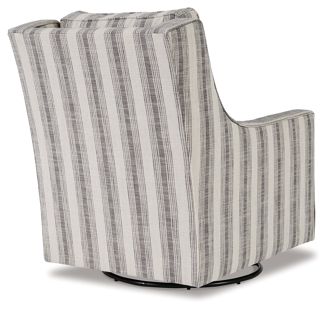 Kambria Ivory/Black Accent Chair from Ashley - Luna Furniture
