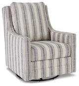 Kambria Ivory/Black Accent Chair from Ashley - Luna Furniture