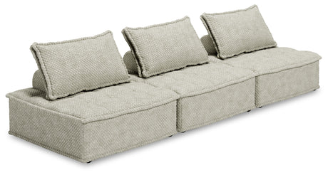 Bales Taupe 3-Piece Modular Seating from Ashley - Luna Furniture