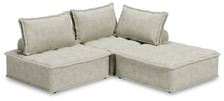 Bales Taupe 3-Piece Modular Seating from Ashley - Luna Furniture