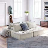 Bales Taupe 4-Piece Modular Sectional from Ashley - Luna Furniture
