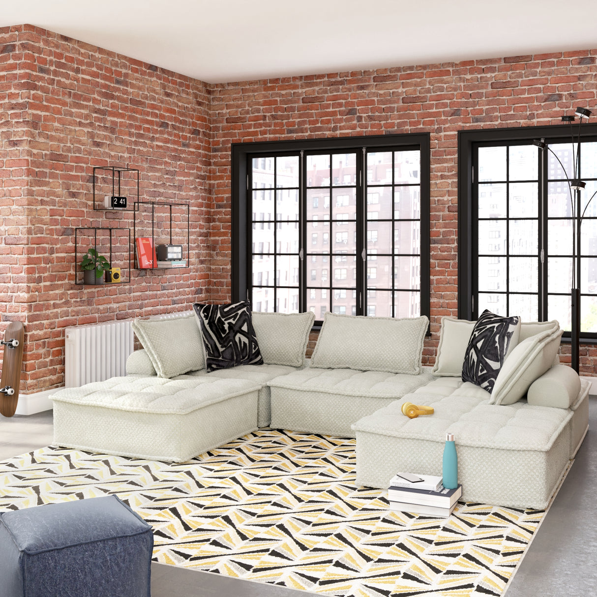 Bales Taupe 5-Piece Modular Sectional from Ashley - Luna Furniture