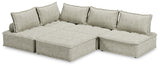 Bales Taupe 5-Piece Modular Sectional from Ashley - Luna Furniture