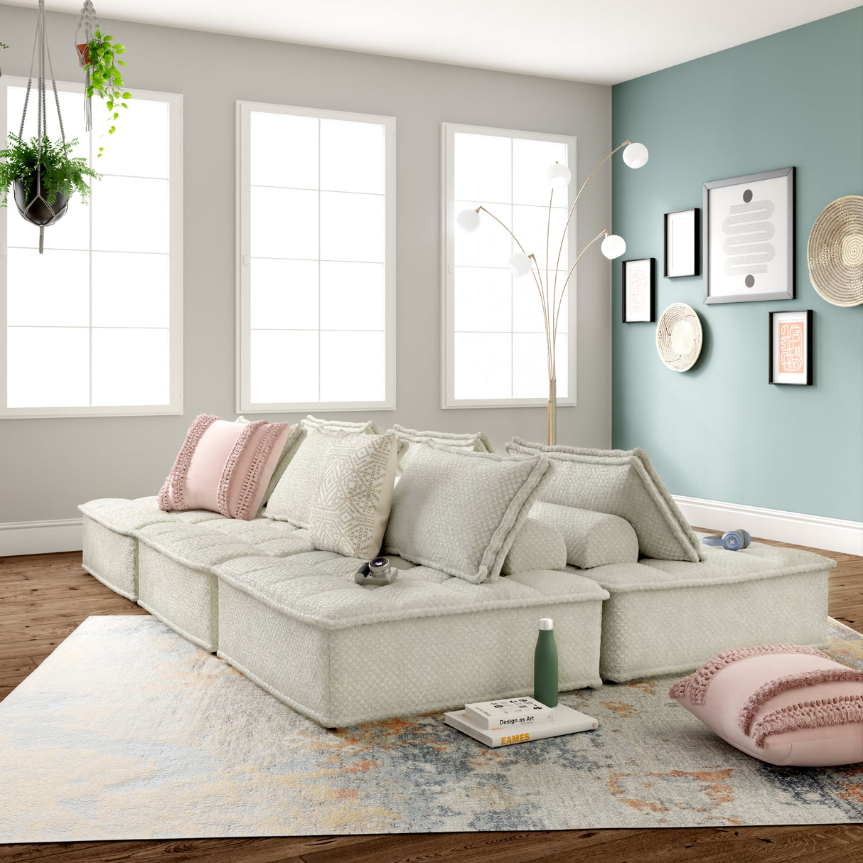 Bales Taupe 6-Piece Modular Sectional from Ashley - Luna Furniture