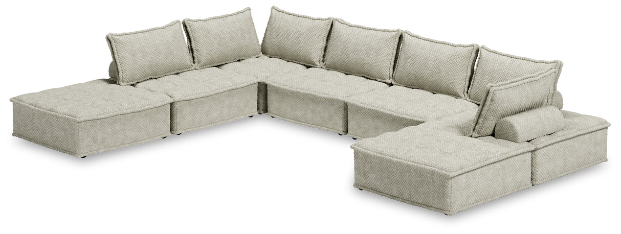 Bales Taupe 7-Piece Modular Sectional from Ashley - Luna Furniture