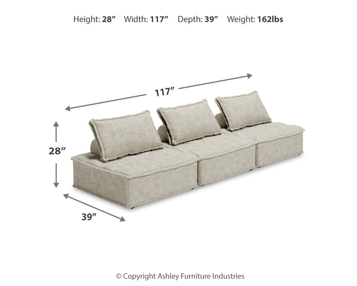 Bales Taupe 3-Piece Modular Seating from Ashley - Luna Furniture