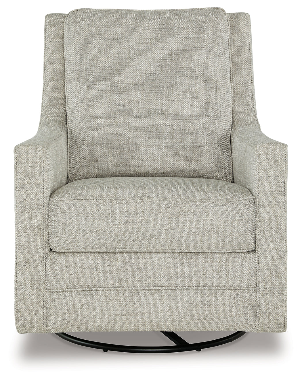 Kambria Fog Swivel Glider Accent Chair from Ashley - Luna Furniture