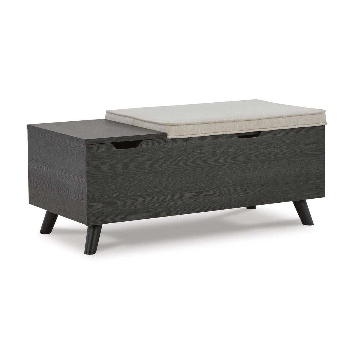 Yarlow Linen/Gray Storage Bench
