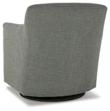 Bradney Smoke Swivel Accent Chair from Ashley - Luna Furniture