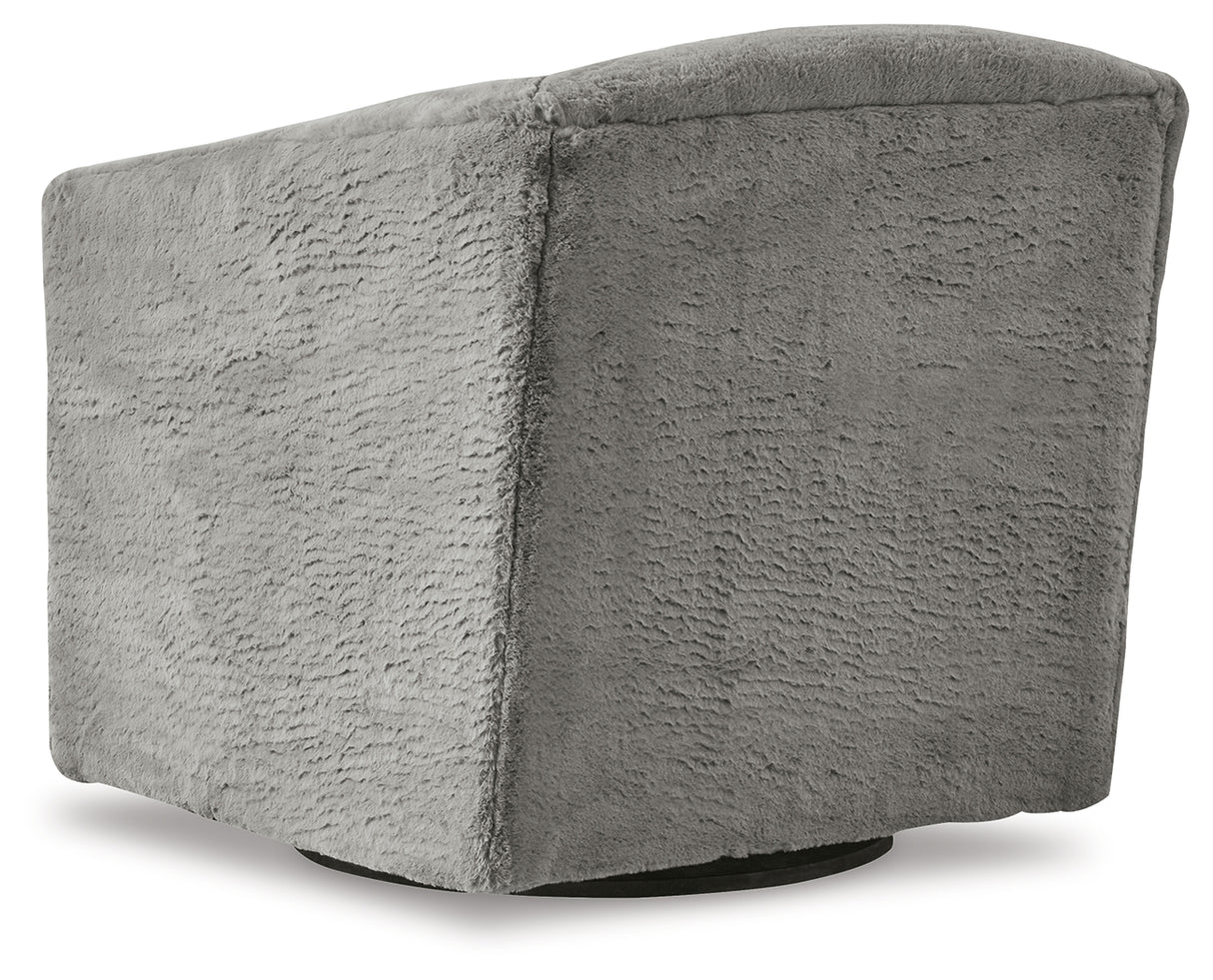 Bramner Charcoal Accent Chair from Ashley - Luna Furniture