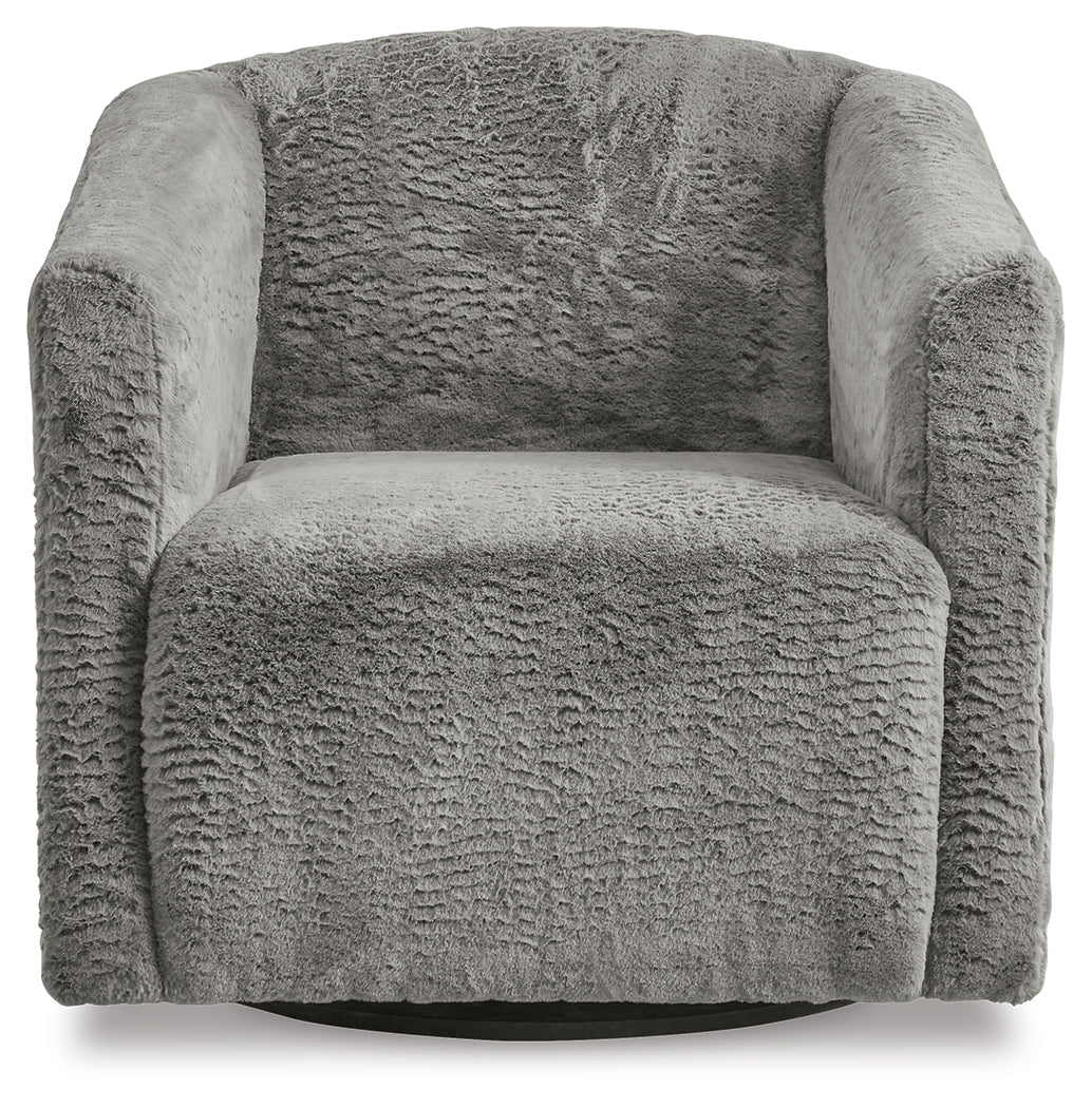 Bramner Charcoal Accent Chair from Ashley - Luna Furniture