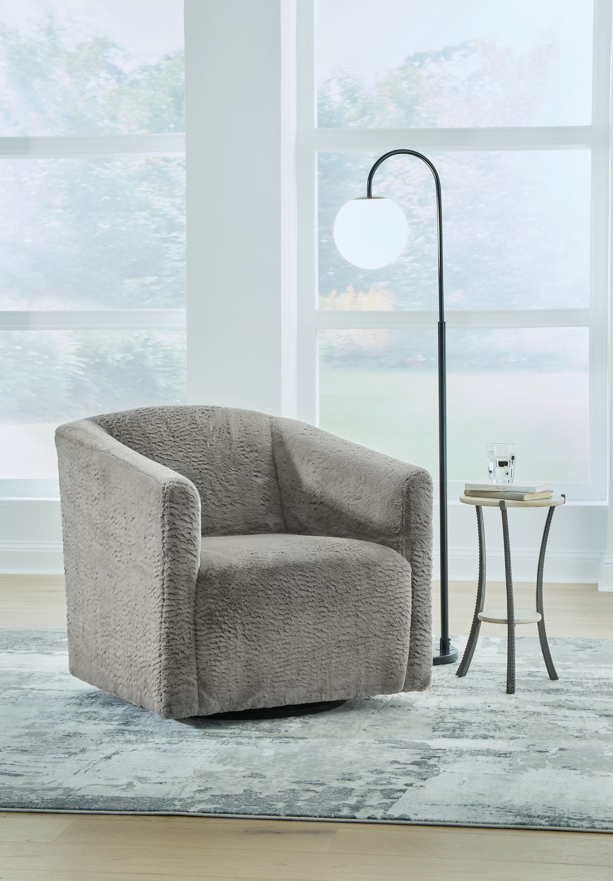 Bramner Charcoal Accent Chair from Ashley - Luna Furniture