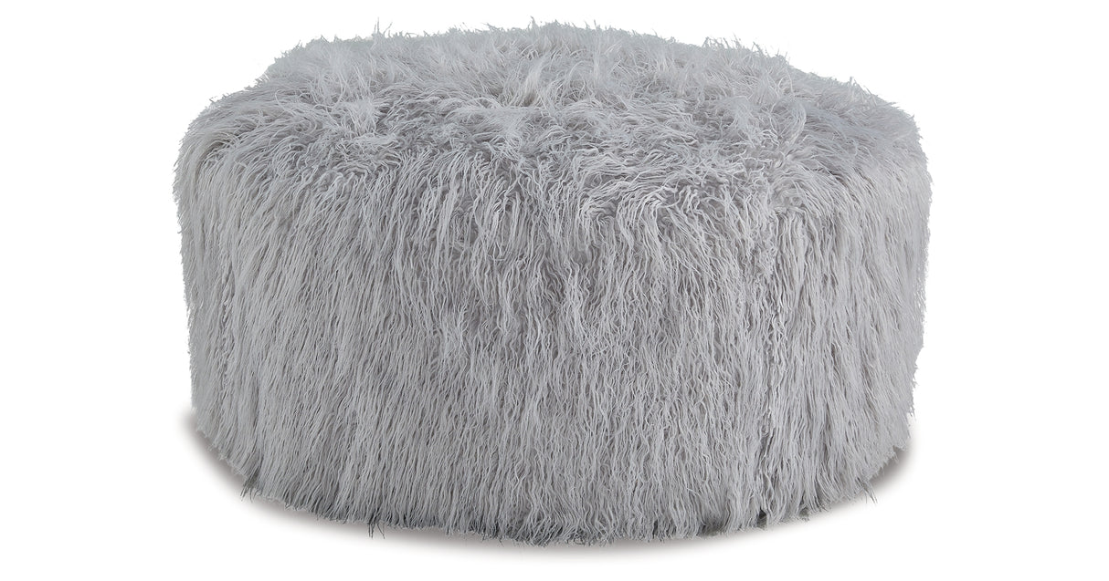 Galice Light Gray Oversized Accent Ottoman from Ashley Furniture - Luna Furniture
