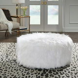 Galice White Oversized Accent Ottoman from Ashley - Luna Furniture