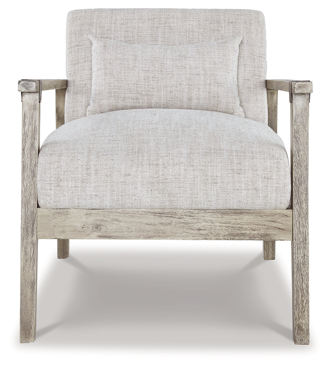 Daylenville Platinum Accent Chair from Ashley - Luna Furniture