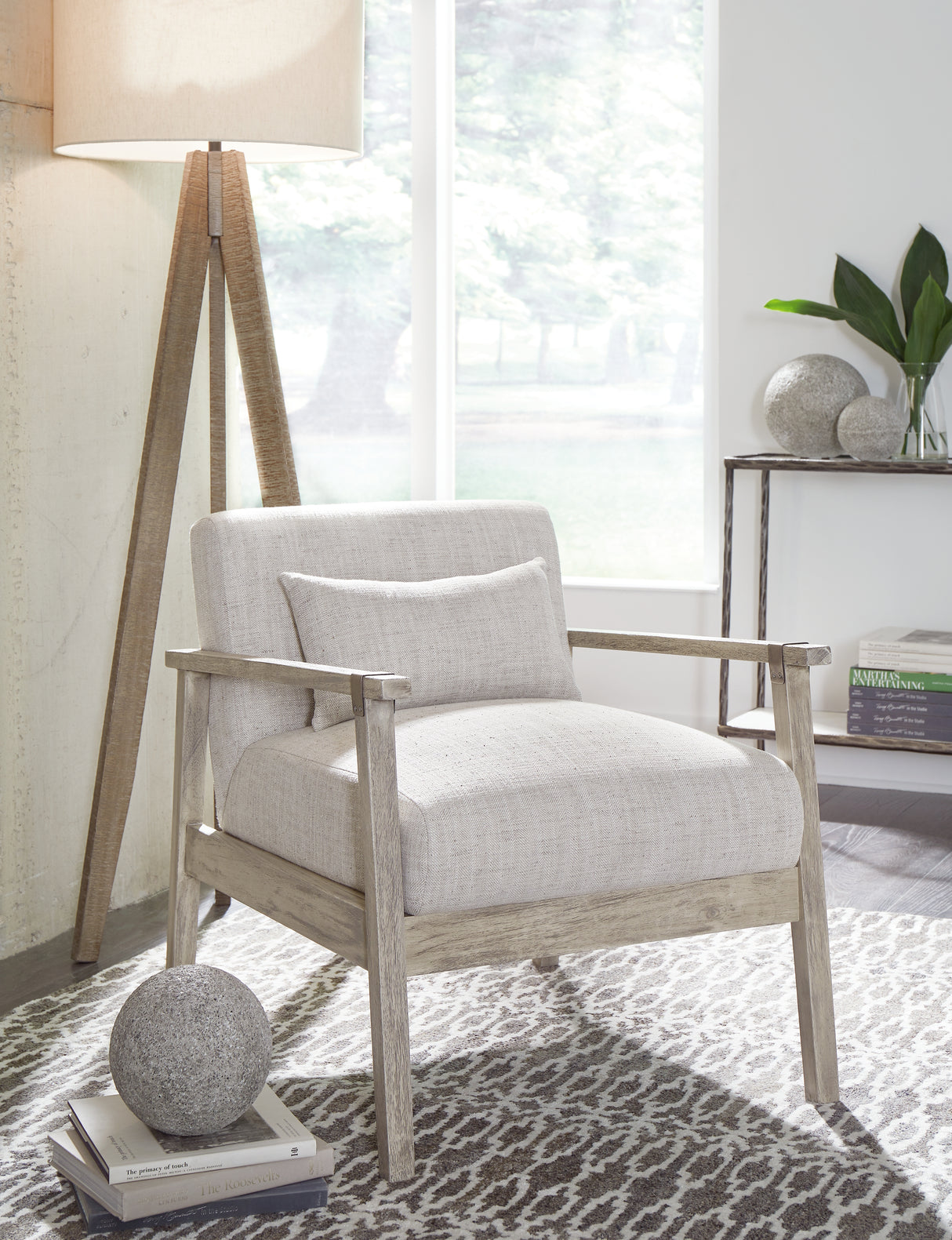 Daylenville Platinum Accent Chair from Ashley - Luna Furniture