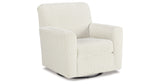 Herstow Ivory Swivel Glider Accent Chair from Ashley - Luna Furniture