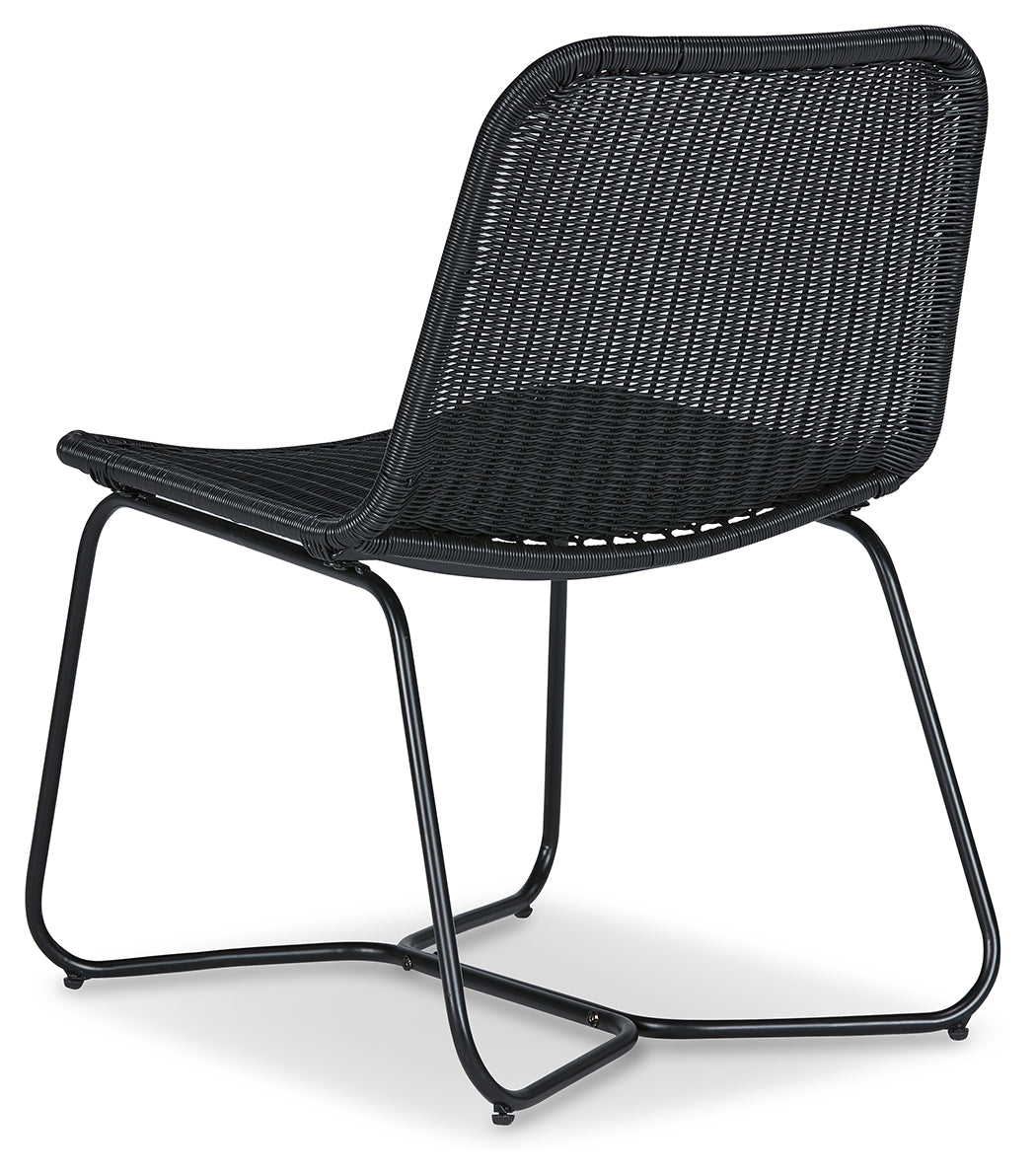Daviston Black Accent Chair from Ashley - Luna Furniture