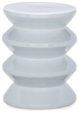 Lakiness White Stool from Ashley - Luna Furniture