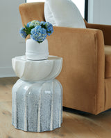 Michamere Gray/Taupe Stool from Ashley - Luna Furniture