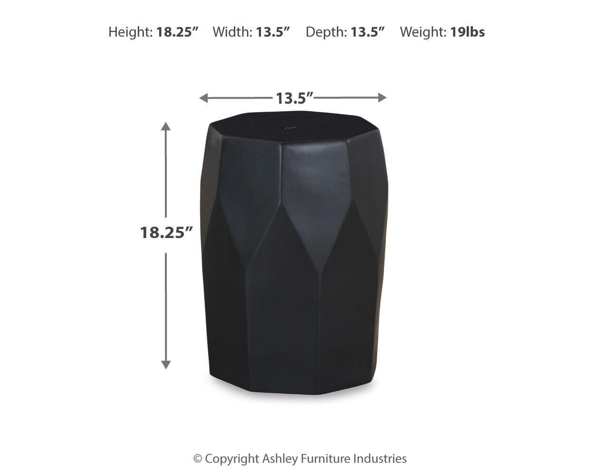 Rhysworth Black Stool from Ashley - Luna Furniture