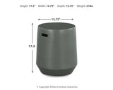 Kalmunds Gray Stool from Ashley - Luna Furniture